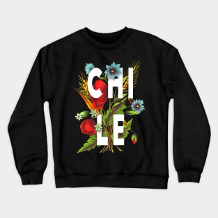 Chile Proud Flag, Chile gift heritage, Chilean girl Boy Friend Chileno Crewneck Sweatshirt